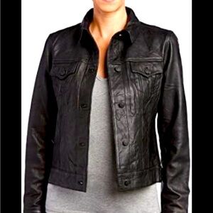 True Religion leather jacket